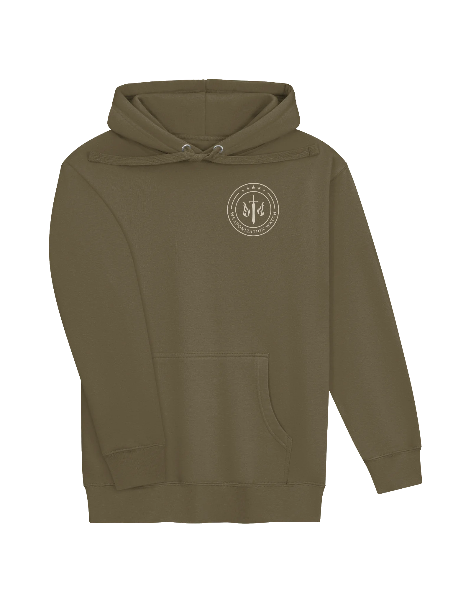 WW “Not On Our Watch” Premium Hoodie in Army Green product image (3)