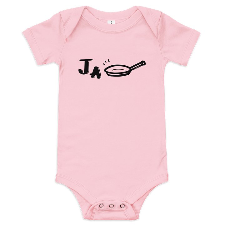 Ja-Pan (Black Text) Baby Short Sleeve One Piece product image (1)