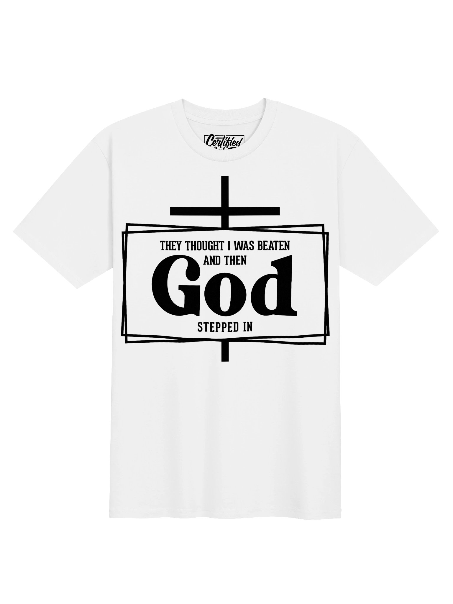 CBF - GOD STEPPED IN TEE product image (4)
