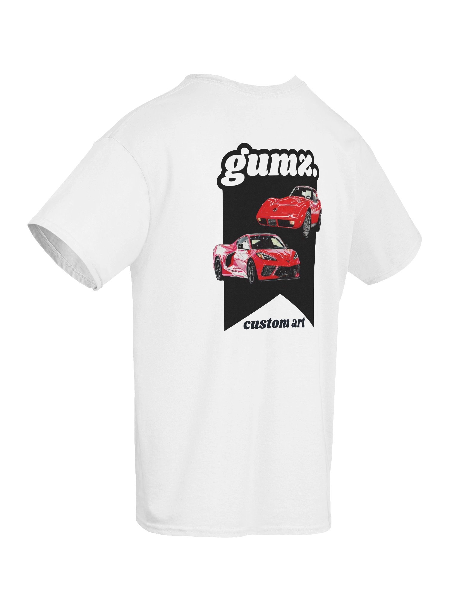GUMZ. Chevron Red Car T-Shirt product image (4)