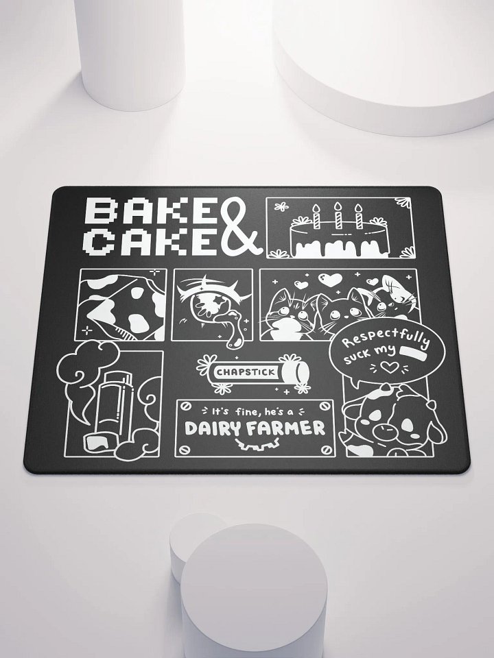 Gosh darn it! A black mouse pad! I must have it! product image (1)