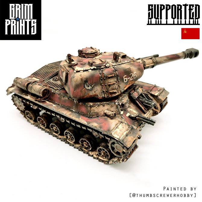 Grim IS-2 Heavy Tank STLs product image (1)