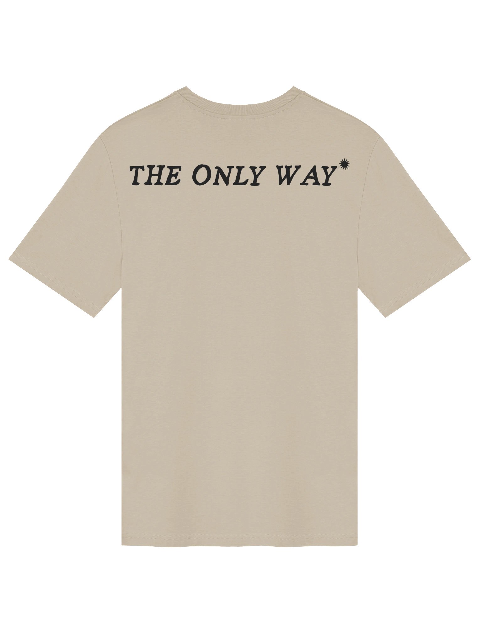 THE ONLY WAY Ribbed Neck T-Shirt product image (3)