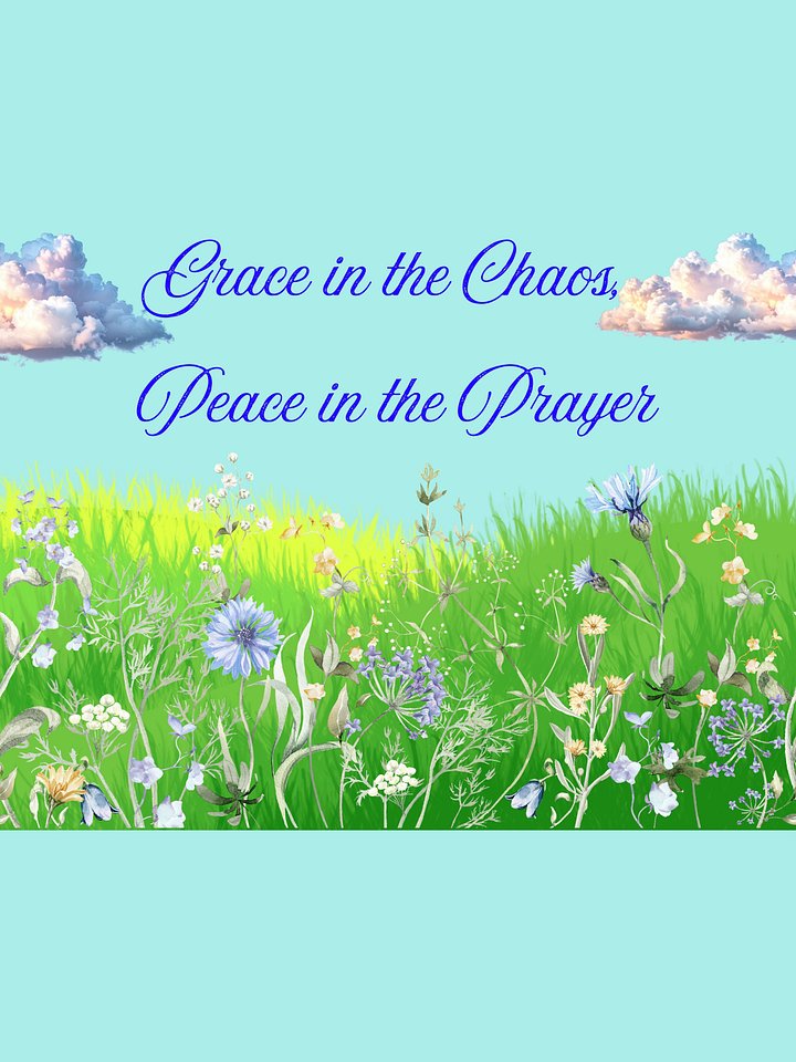 "Peace in the Chaos" Floral Christian 20oz Travel Tumbler product image (2)