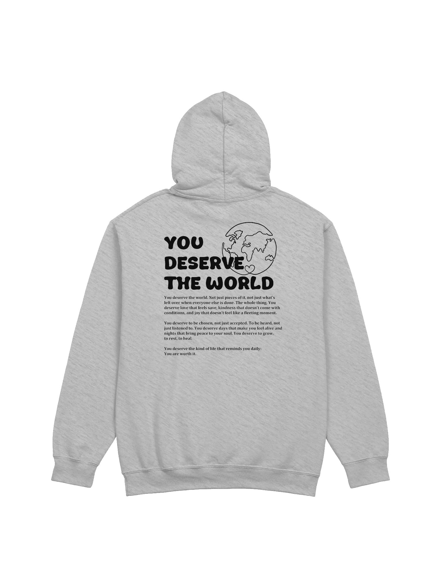 You deserve the world bl - Hoodie product image (2)