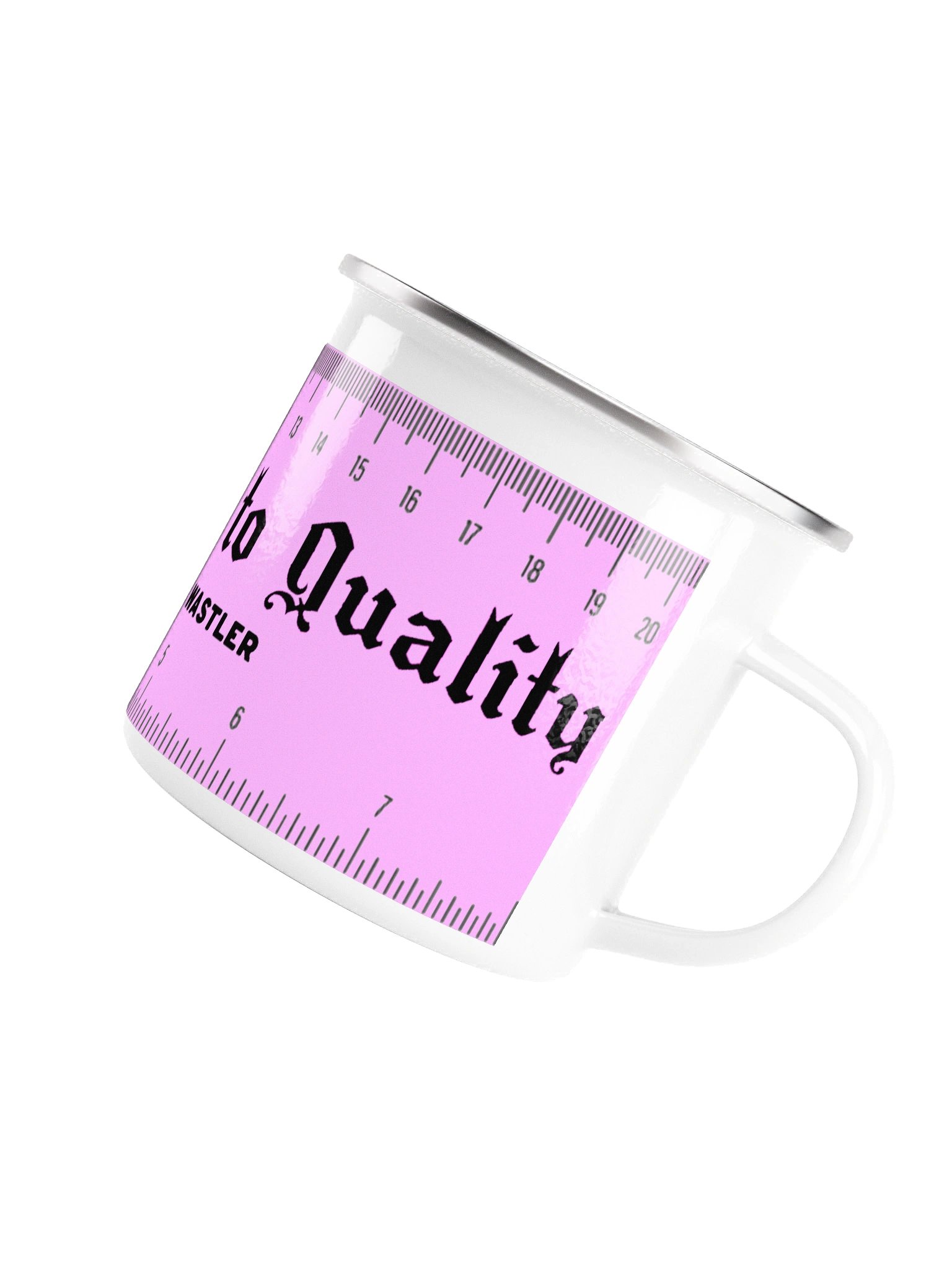 Ruler Mug in Tailor's Tape Pink product image (5)