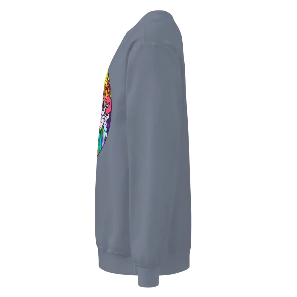Swirling Colors Unisex Sweatshirt - Wave at Sunset product image (37)