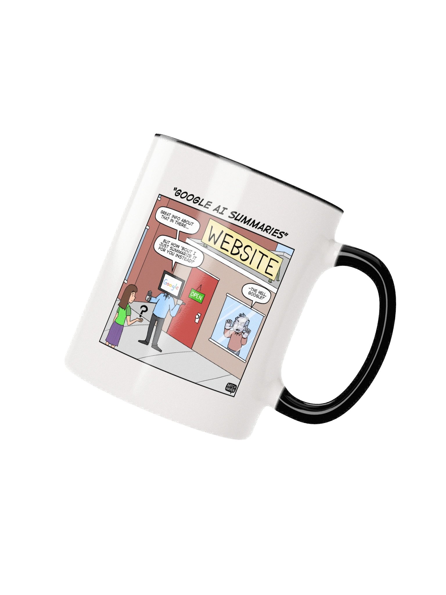 "Google AI summaries" mug product image (3)