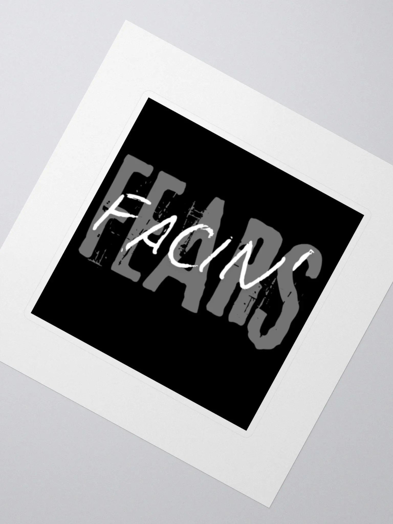 Facin' Fears Sticker product image (2)