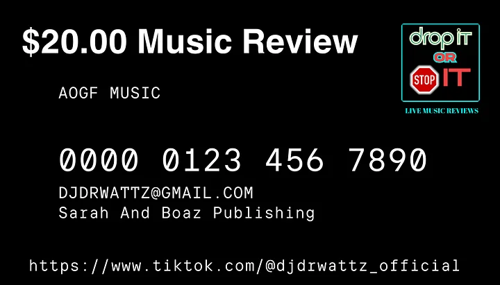 $20.00 Music Review Card product image (1)