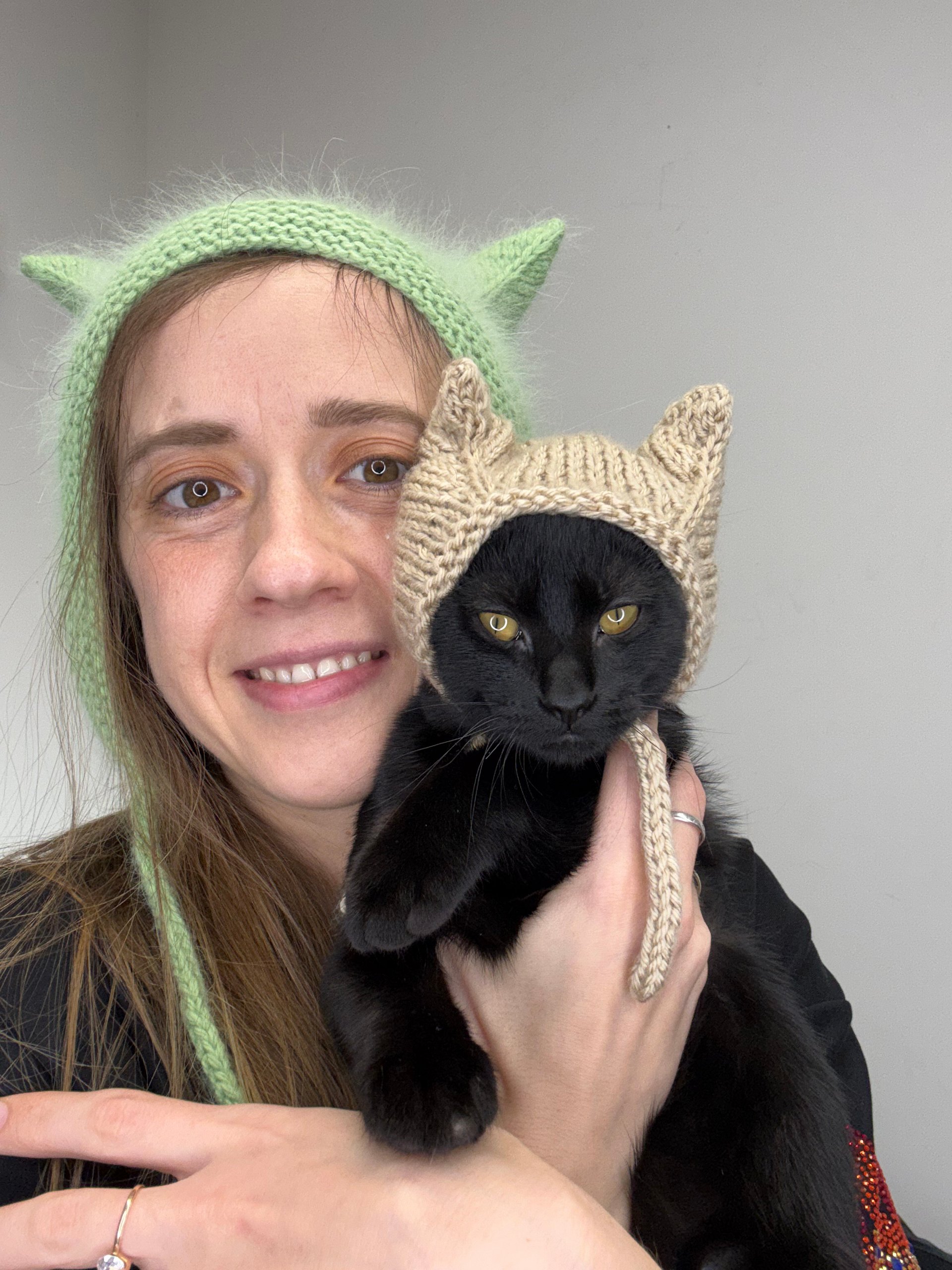 Knit Kitty Style Hat Pattern product image (3)