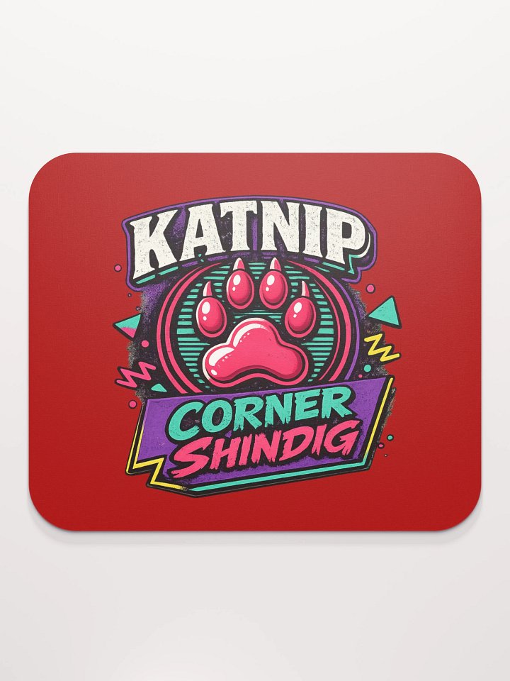 Katnip Corner Shindig! 90s Edition Mouse Pad! product image (2)