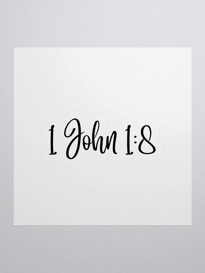 1 John 1:8 product image (2)