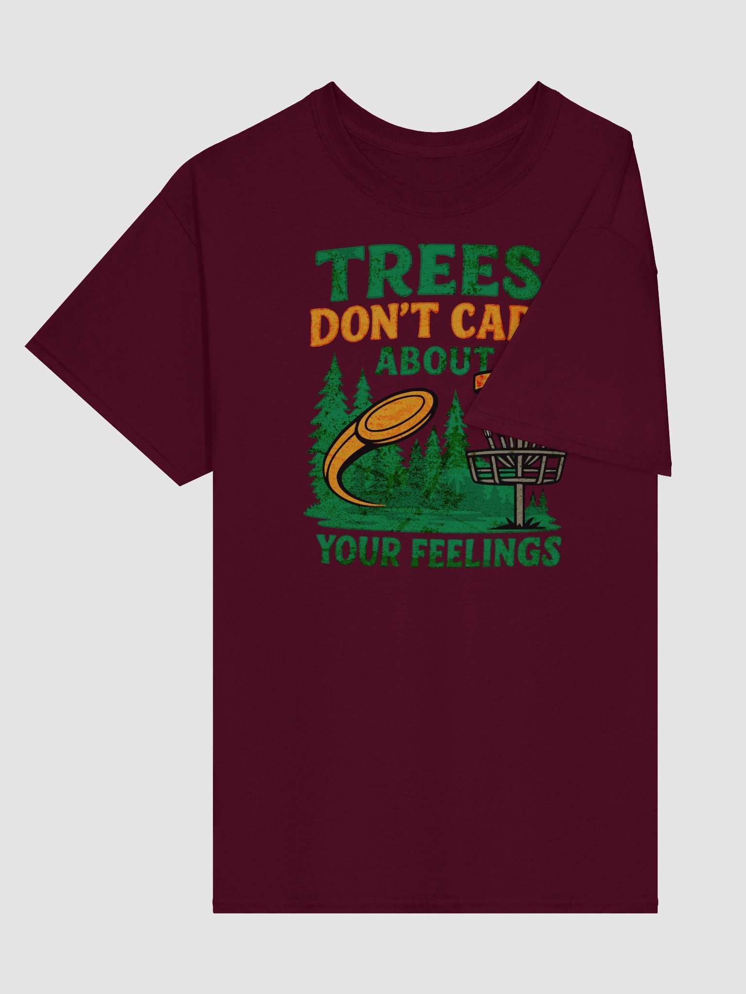 Trees Don’t Care Tee – Disc Golf Truth Bomb product image (3)