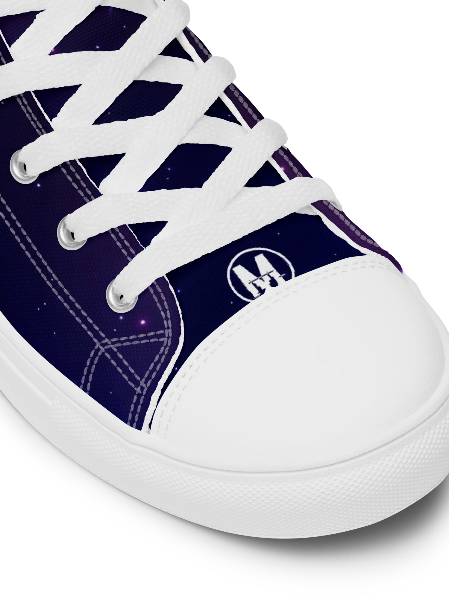 Grape Galaxy Quest - Women's High Tops | #MadeByMELO product image (4)