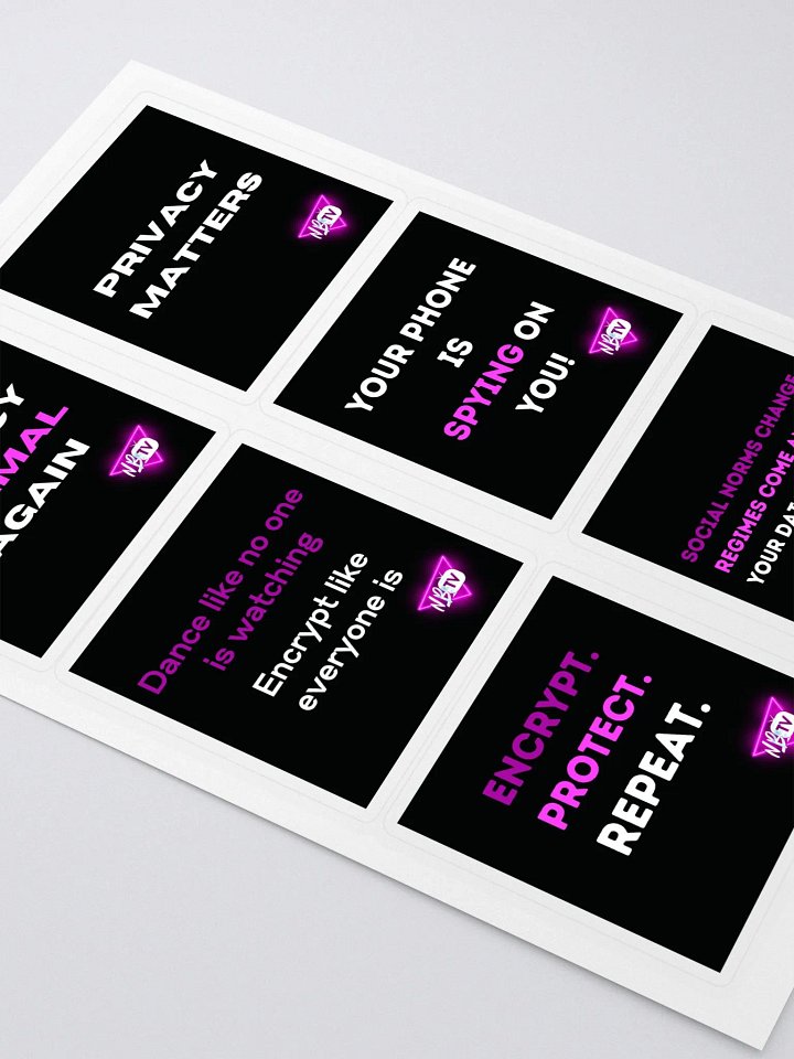 Privacy Matters Sticker Set product image (2)