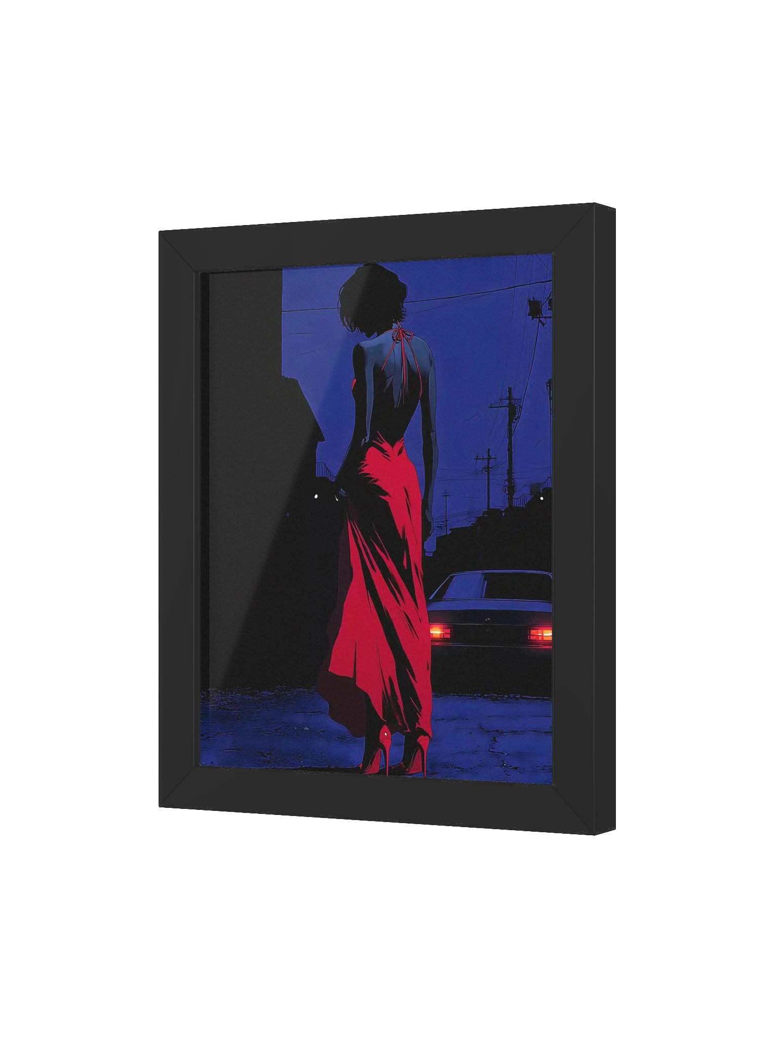 Woman in Red Framed Matte Poster product image (3)