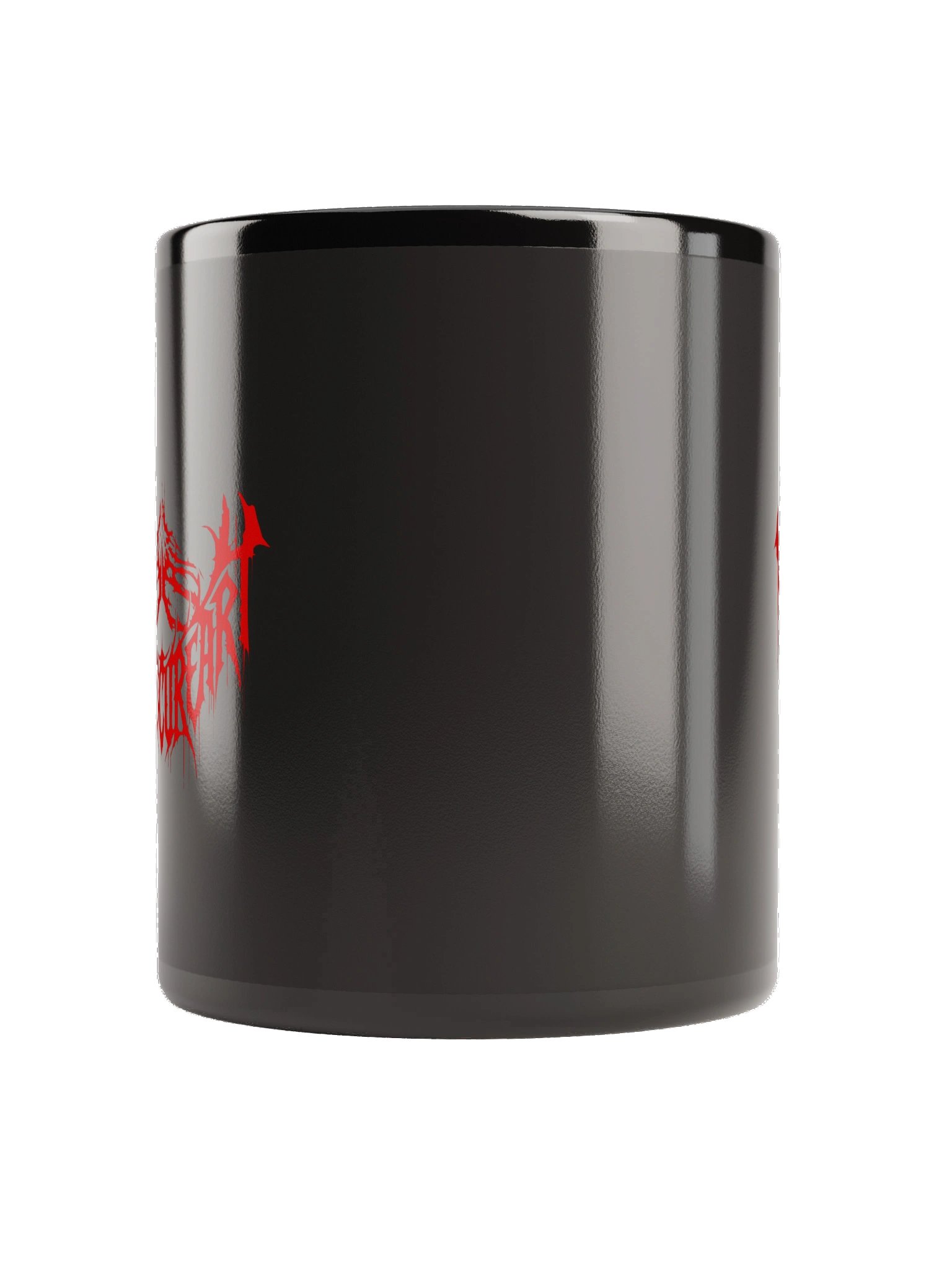 MY OBSCURE ART — Red Logo Black Mug product image (2)
