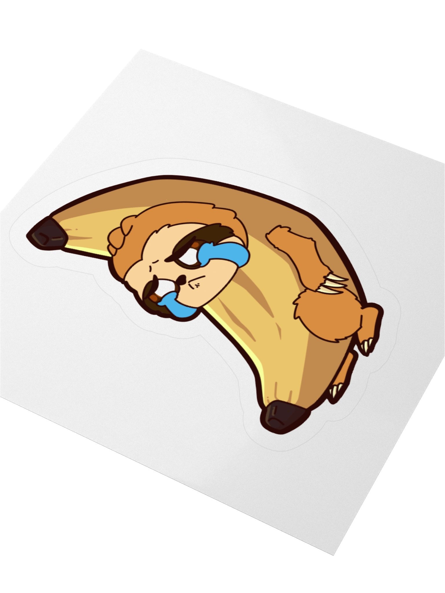 Sad time Banansloth sticker product image (3)