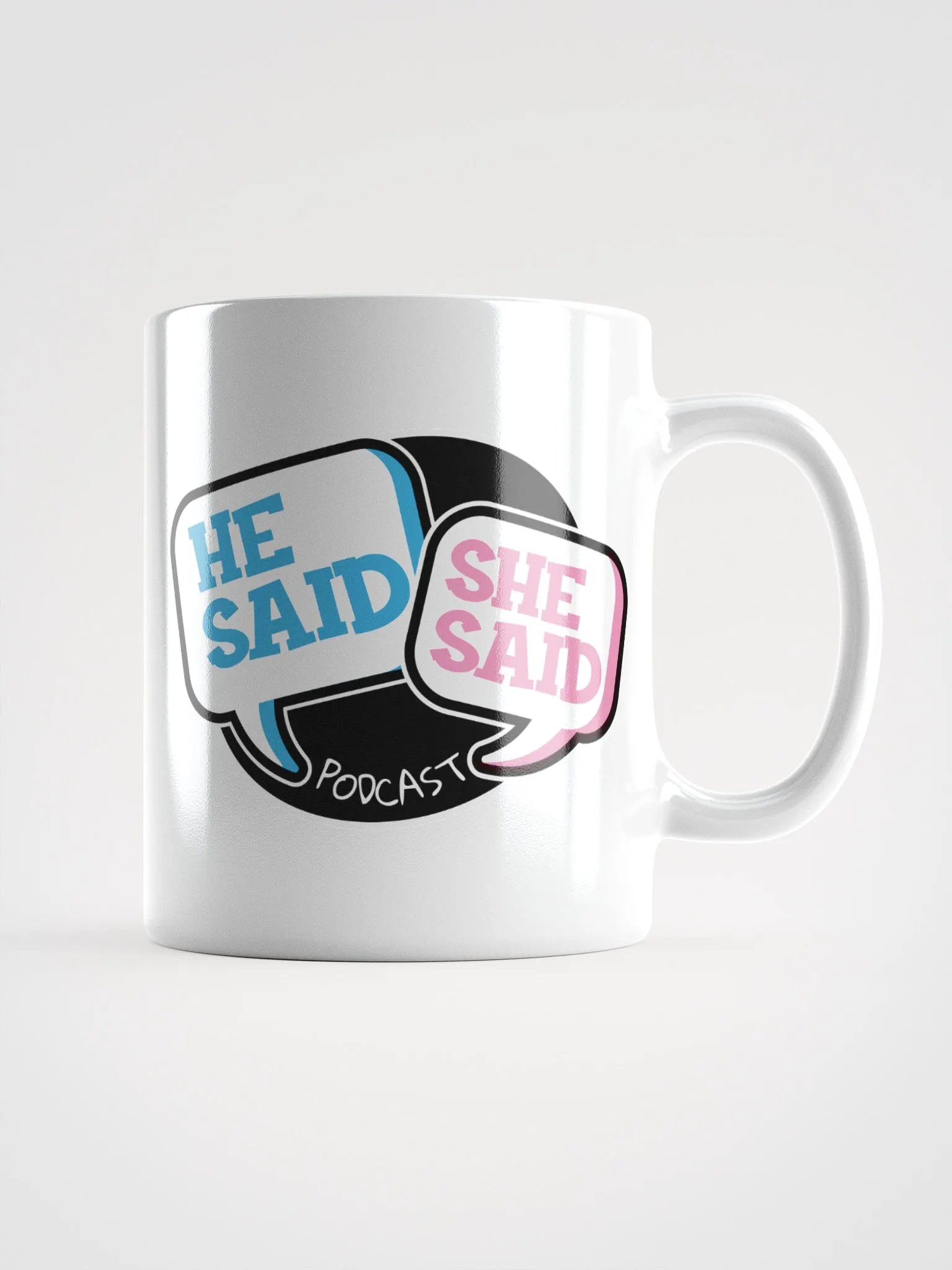 He Said She Said Podcast Mug product image (1)