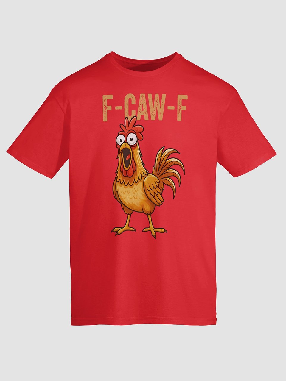 F Caw F Shirt Red product image (49)