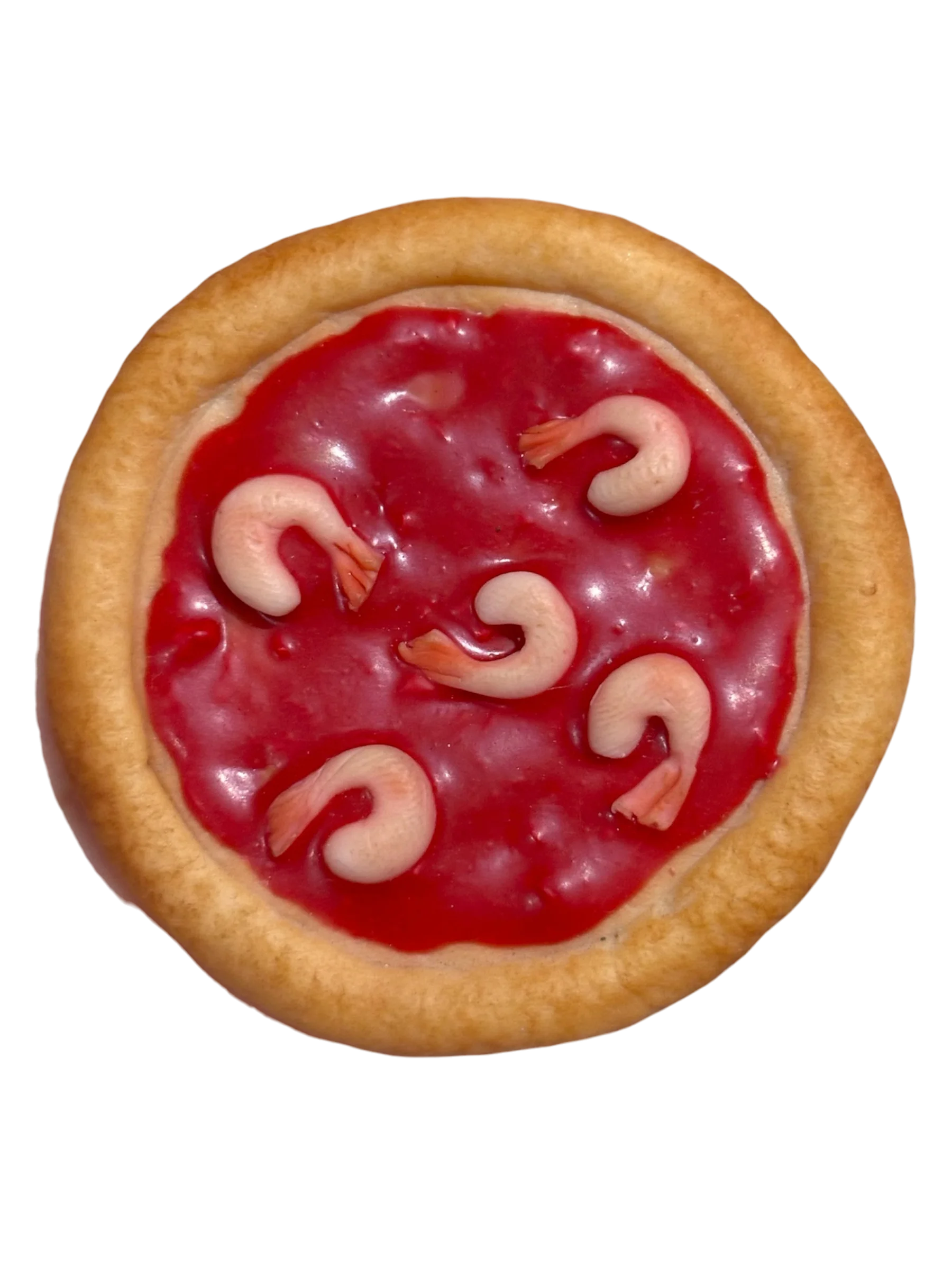 5-Shrimp Pizza Clay Magnet product image (1)