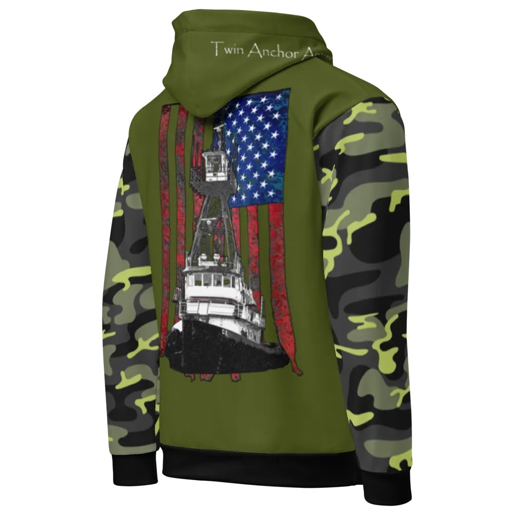 AF & Tug CE (Camouflage & Green) – Performance Marine Wear | Twin Anchor Apparel North Current Line product image (9)