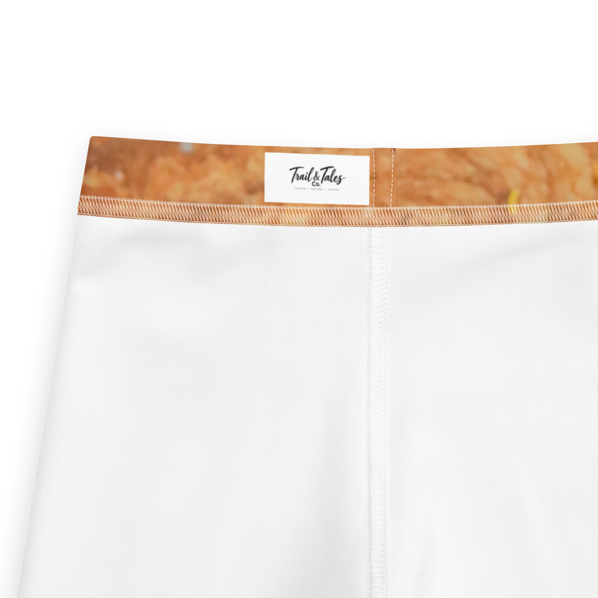 Terracotta Tea All-Over Print Kids Leggings | Rust Brown Durable Outdoor Play Pants product image (2)