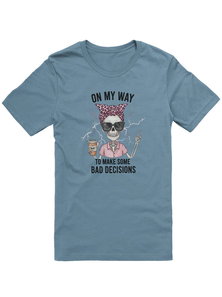 Sassy Skeleton Ladies T-Shirt product image (1)