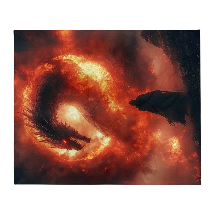 Fire dragon wanderer - Blanket product image (1)