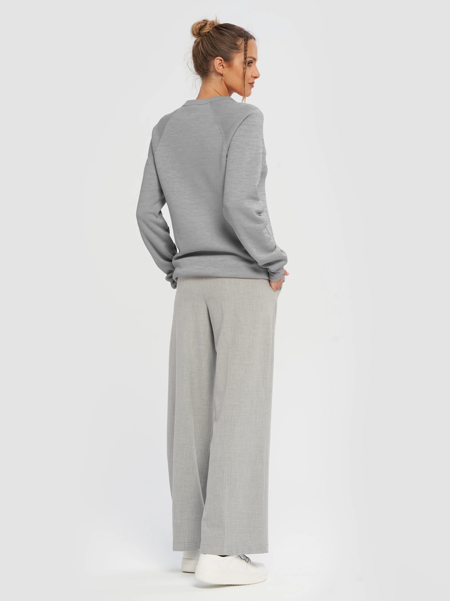 Varsity Forensics Squad Pullover Sweatshirt - Light Grey product image (8)