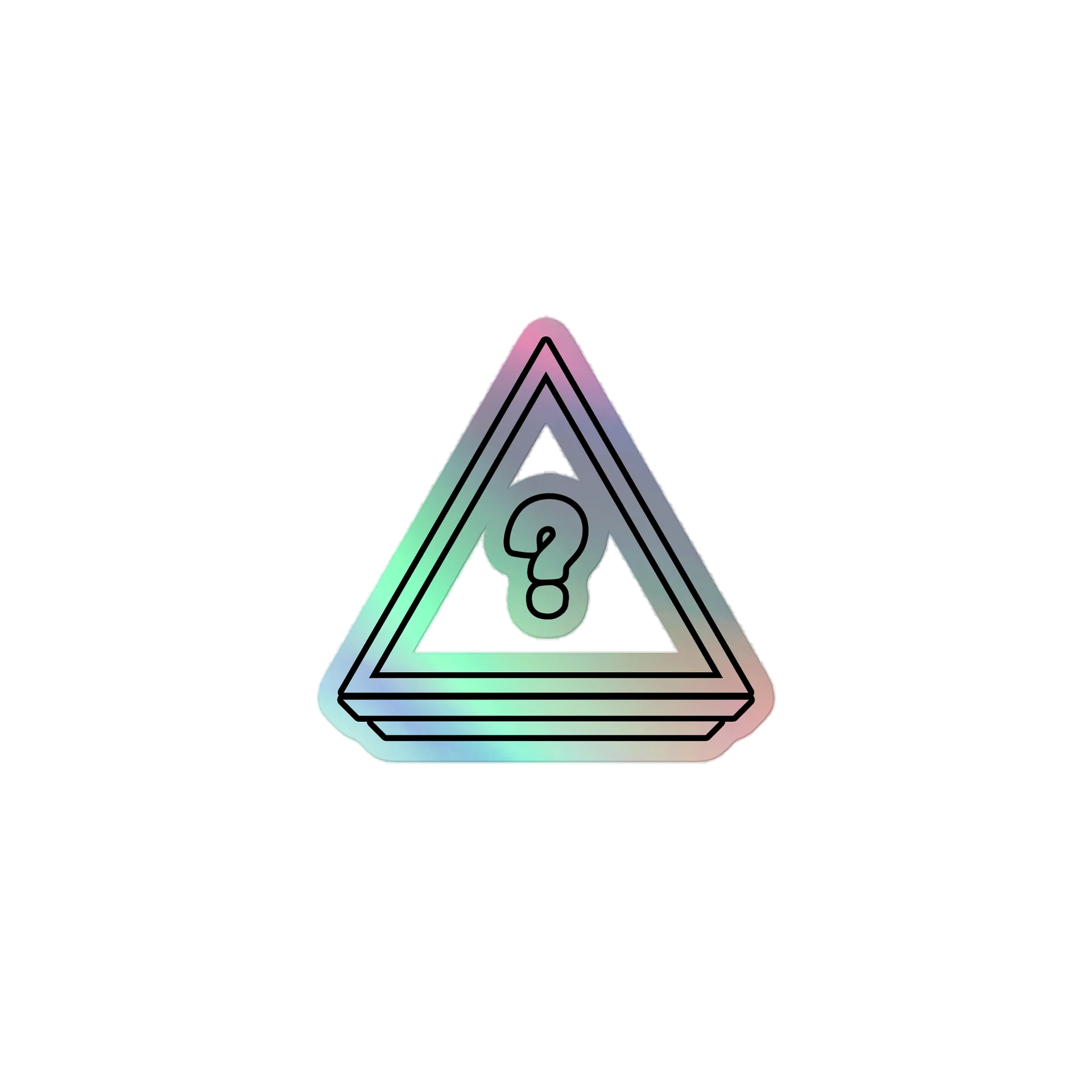 Conspiracy Inverted Sticker (Holo) product image (1)