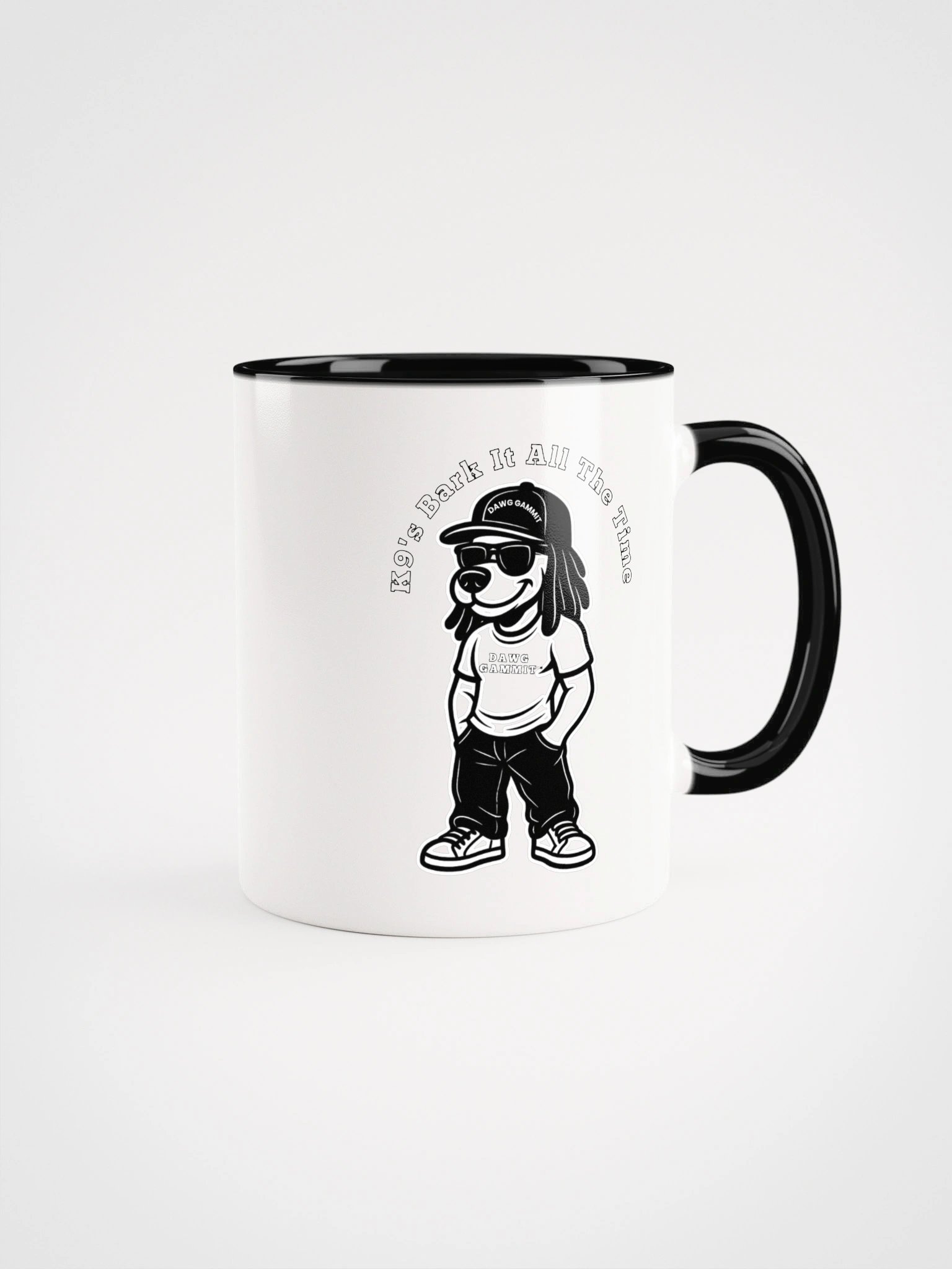 DAWG GAMMIT™ Cool Dawg Black & White Mug product image (1)