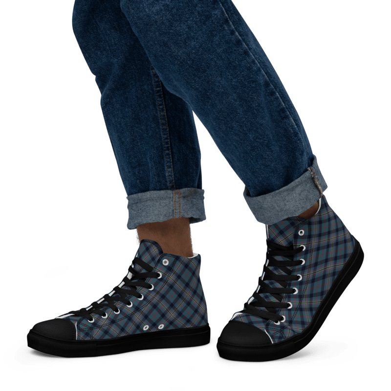 Kennedy Ancient Tartan Men's High Top Shoes product image (5)