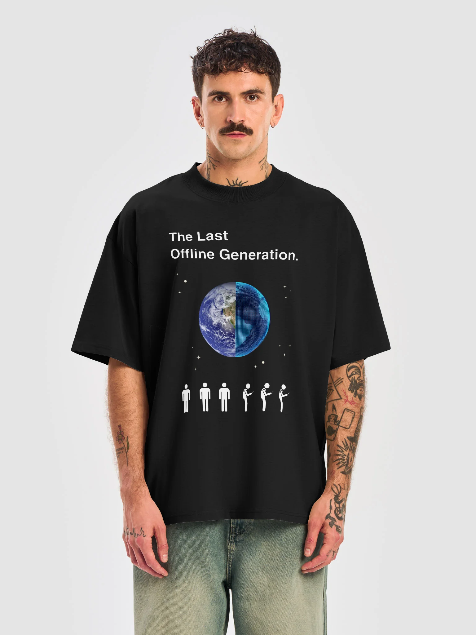 The Last Offline Generation. Shirt product image (3)