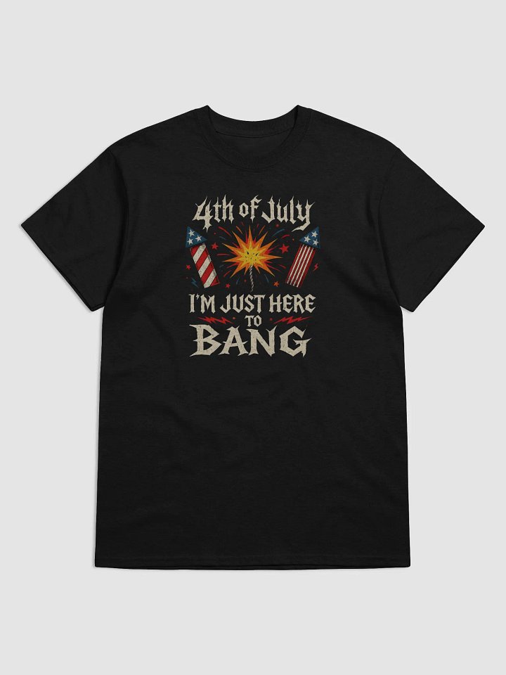 I'm Just Here to Bang Funny Fireworks 4th of July T-Shirt product image (49)