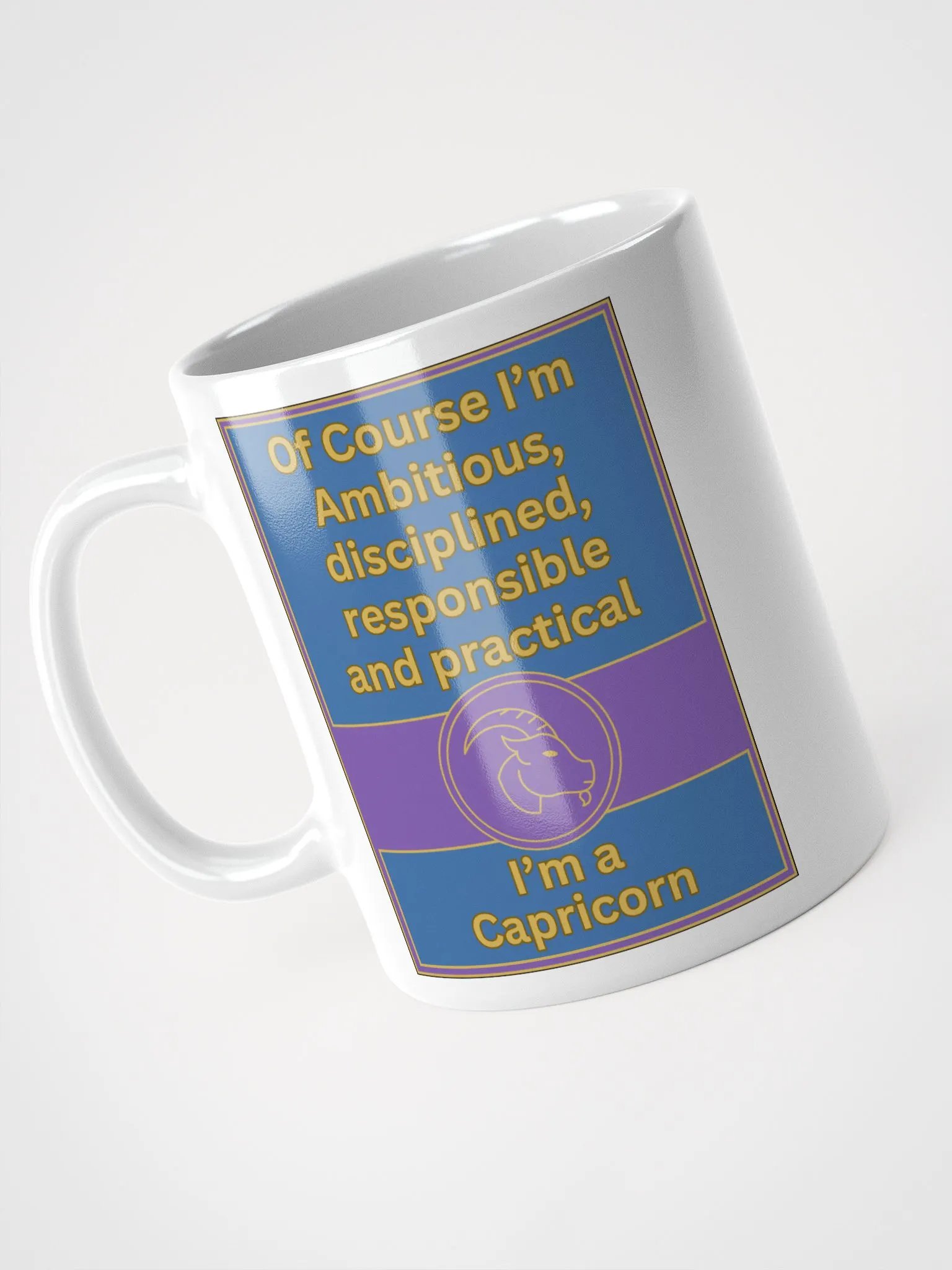 Of Course I’m Capricorn Zodiac Sign Mug, Zodiac Sign Vibes Mug, Capricorn Mug, Astrological Mug product image (4)