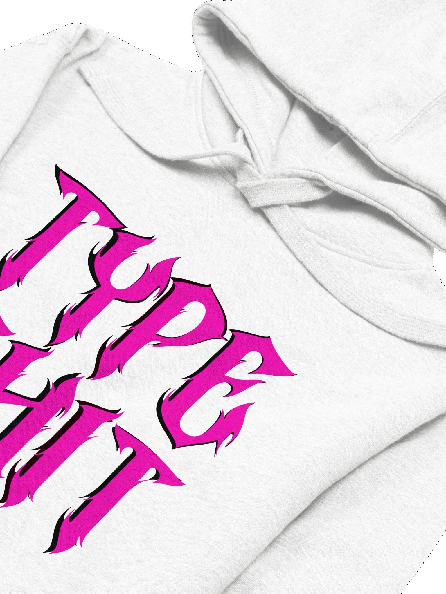 White hoodie type shit product image (3)