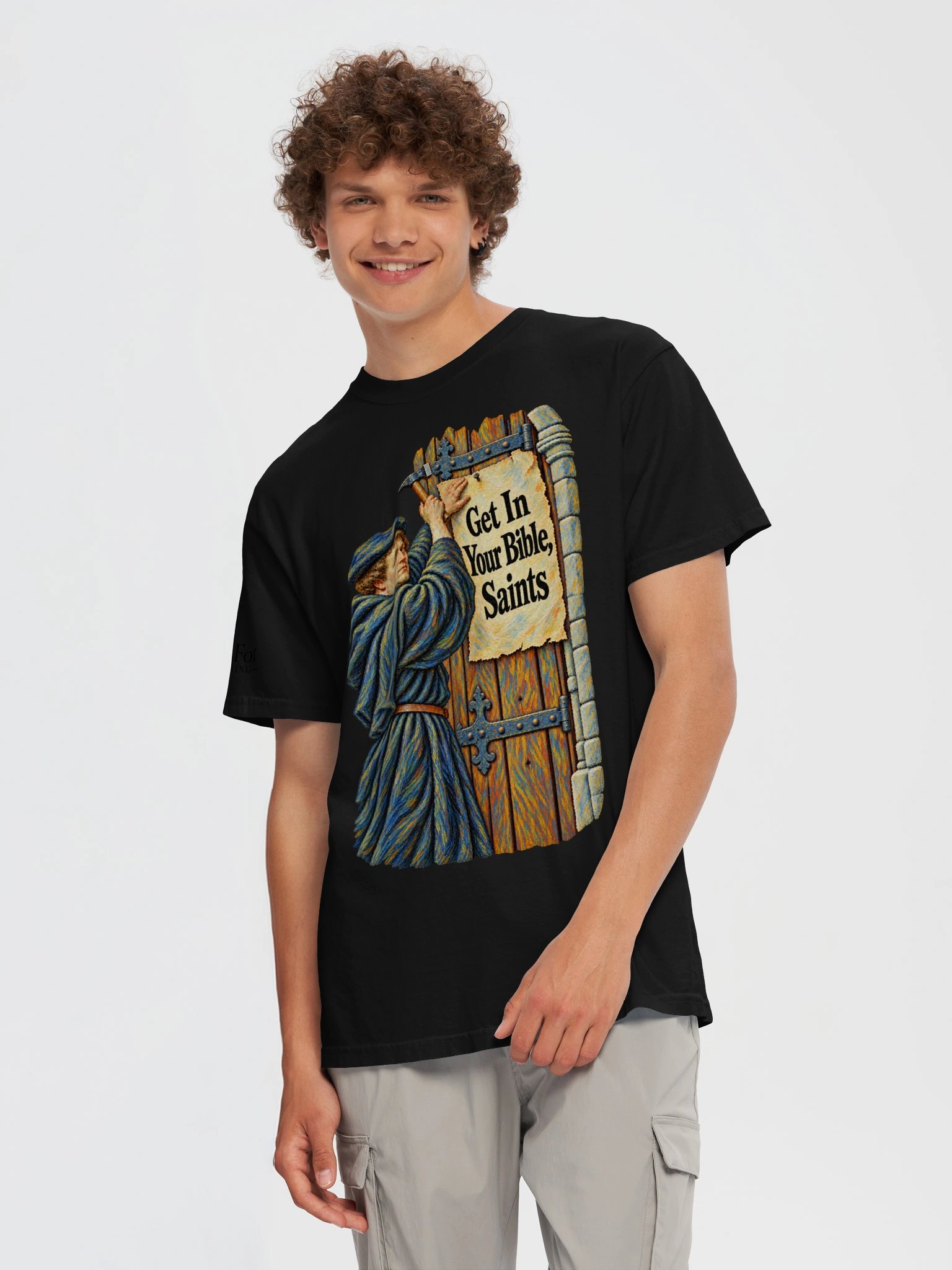 Get in your Bible, Saints | Reformed Christian T shirt product image (42)