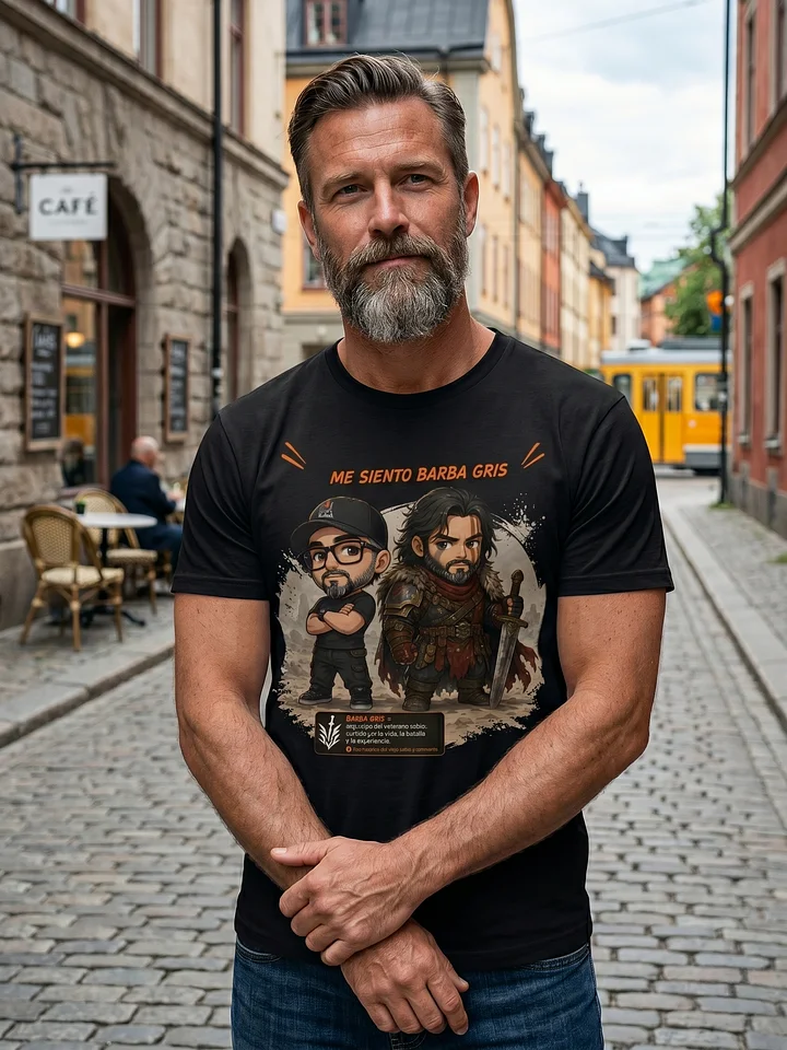 Camiseta para Hombre "Veterano Sabio" (Edición Barba Gris) product image (1)