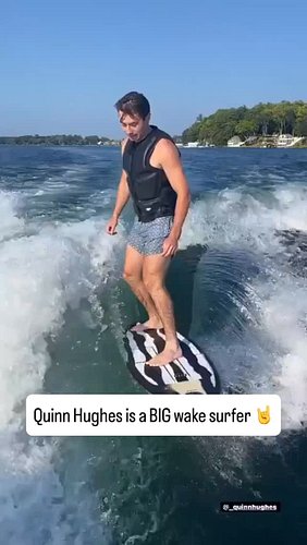 Hey @_quinnhughes, did you know Minnesota has 11K+ lakes you can do this at?...

#minnesotawild #quinnhughes #minnesota