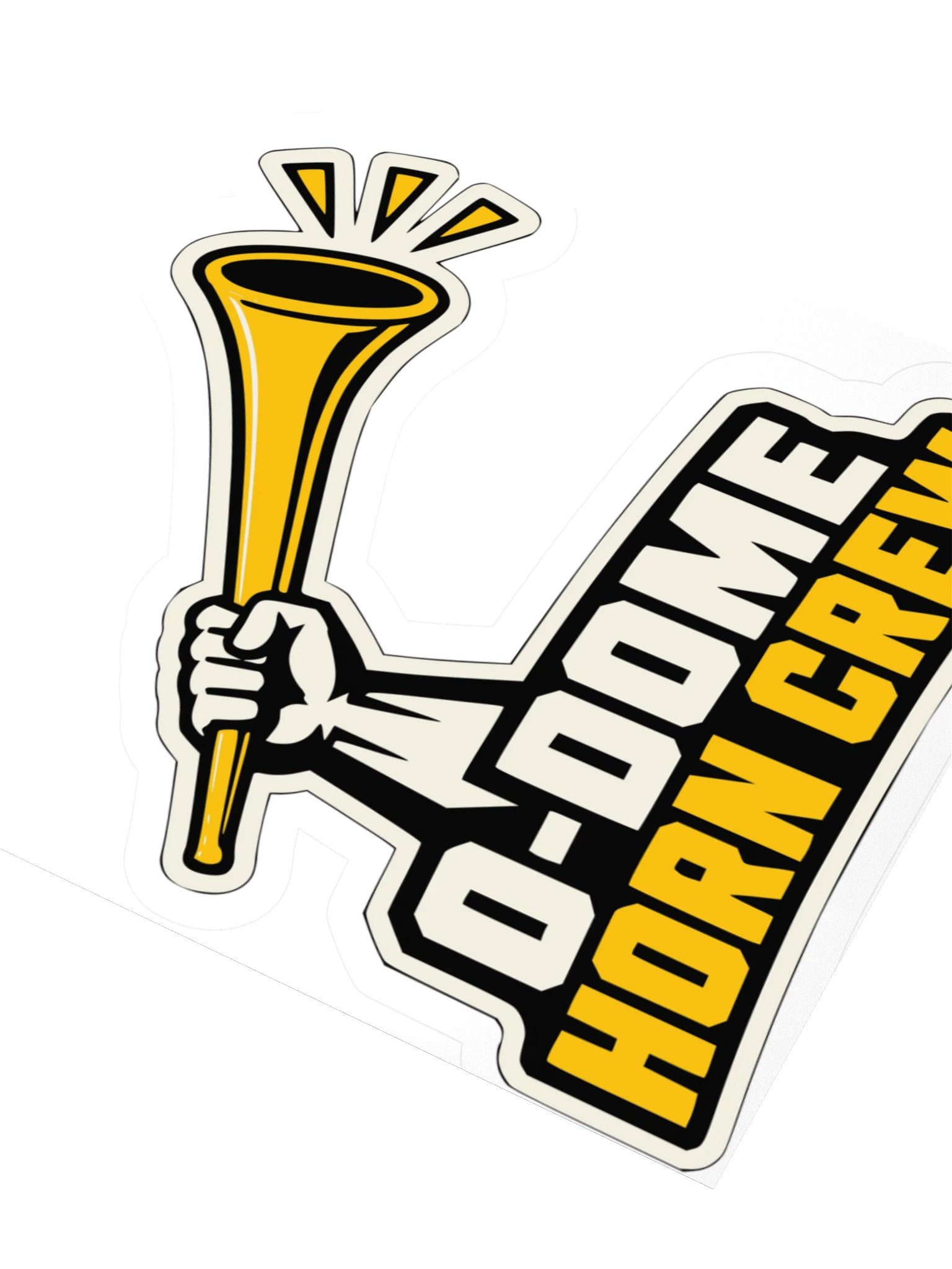 Raised Horn — Kiss-Cut Sticker product image (3)