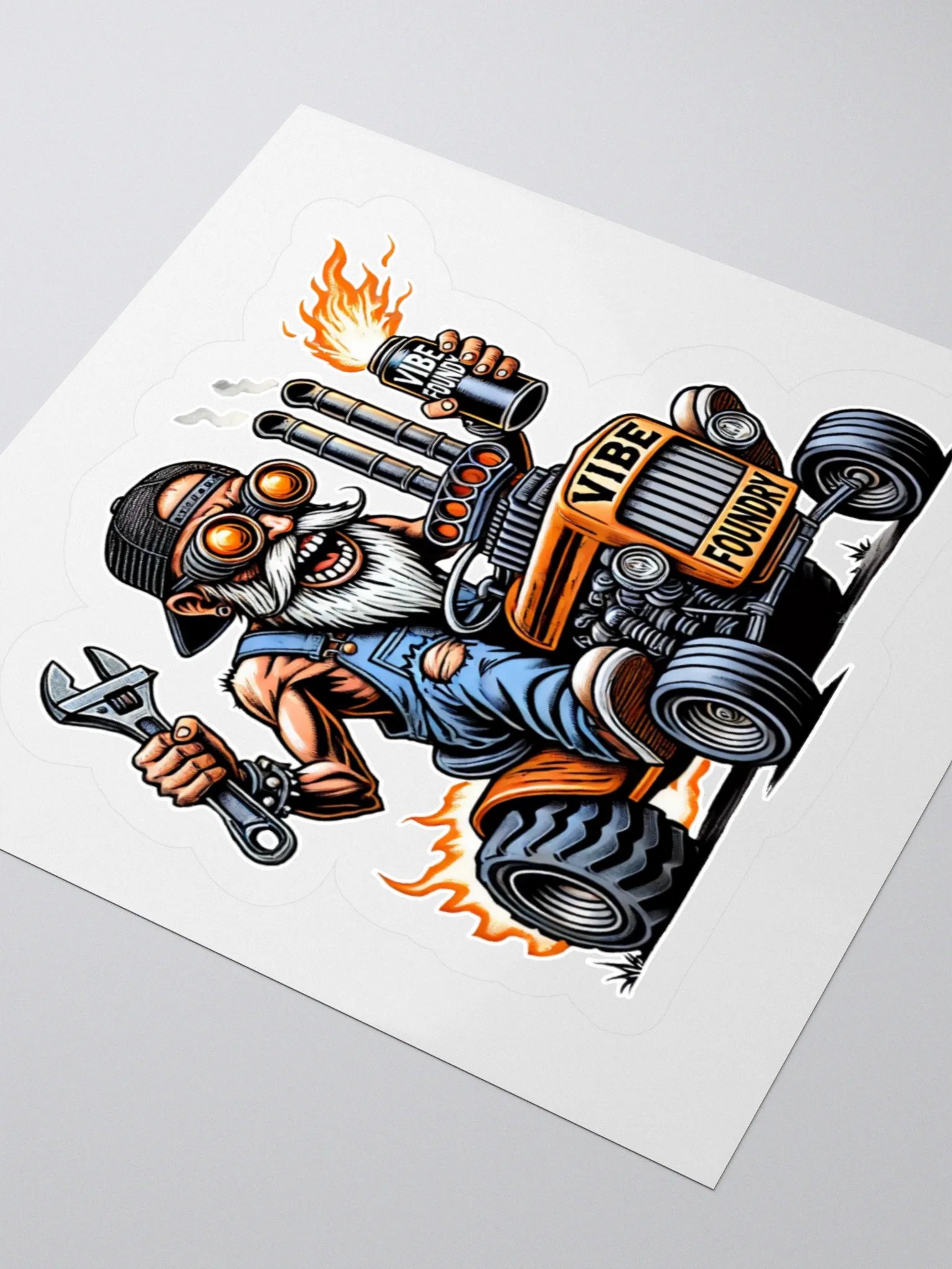 VIBE FOUNDRY – REDNECK BOOST STICKER product image (9)