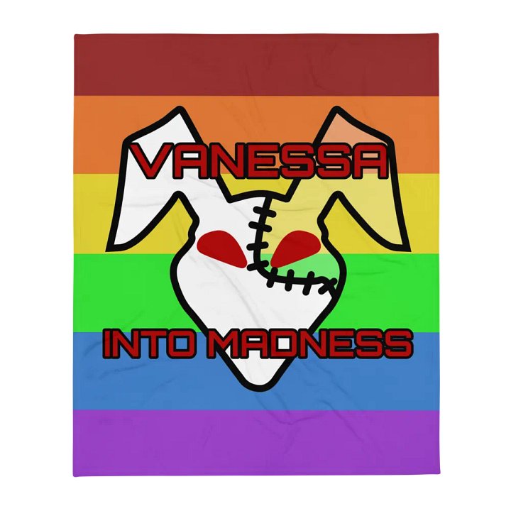 Vanessa Into Madness Rainbow Blanket product image (1)