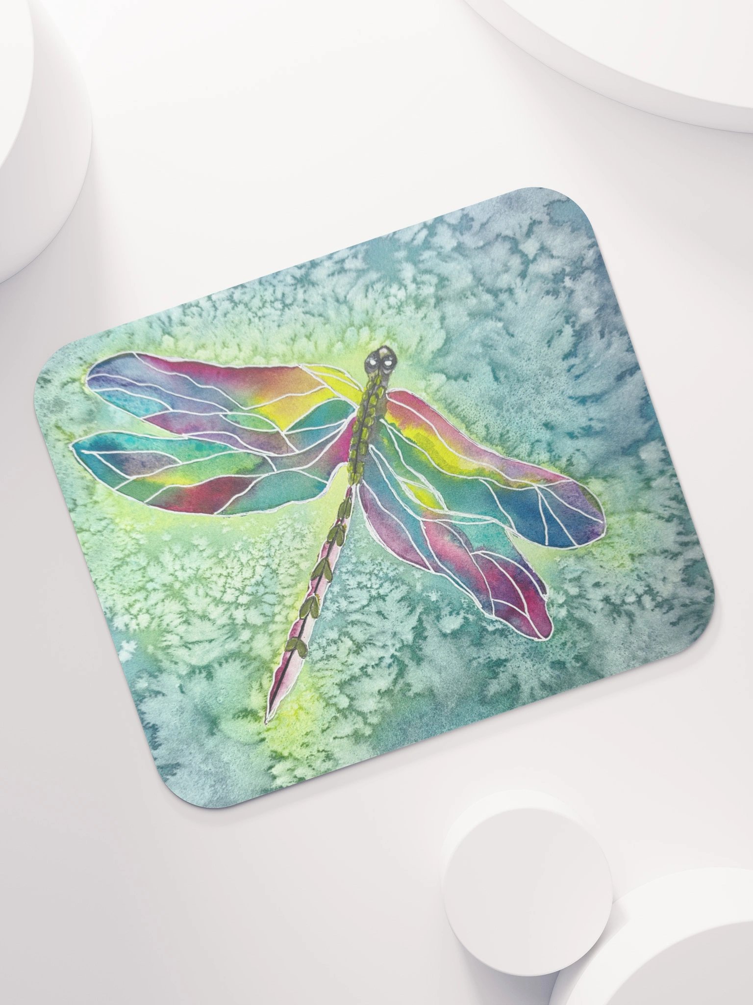 Rainbow Dragonfly Mouse Pad product image (7)