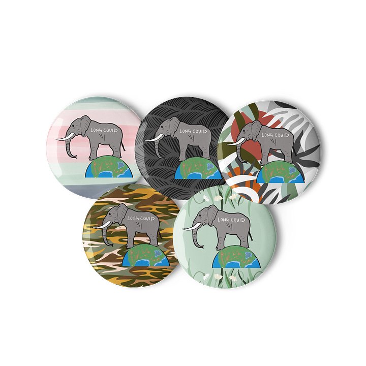 Elephant In The Room (Long Covid) button product image (2)
