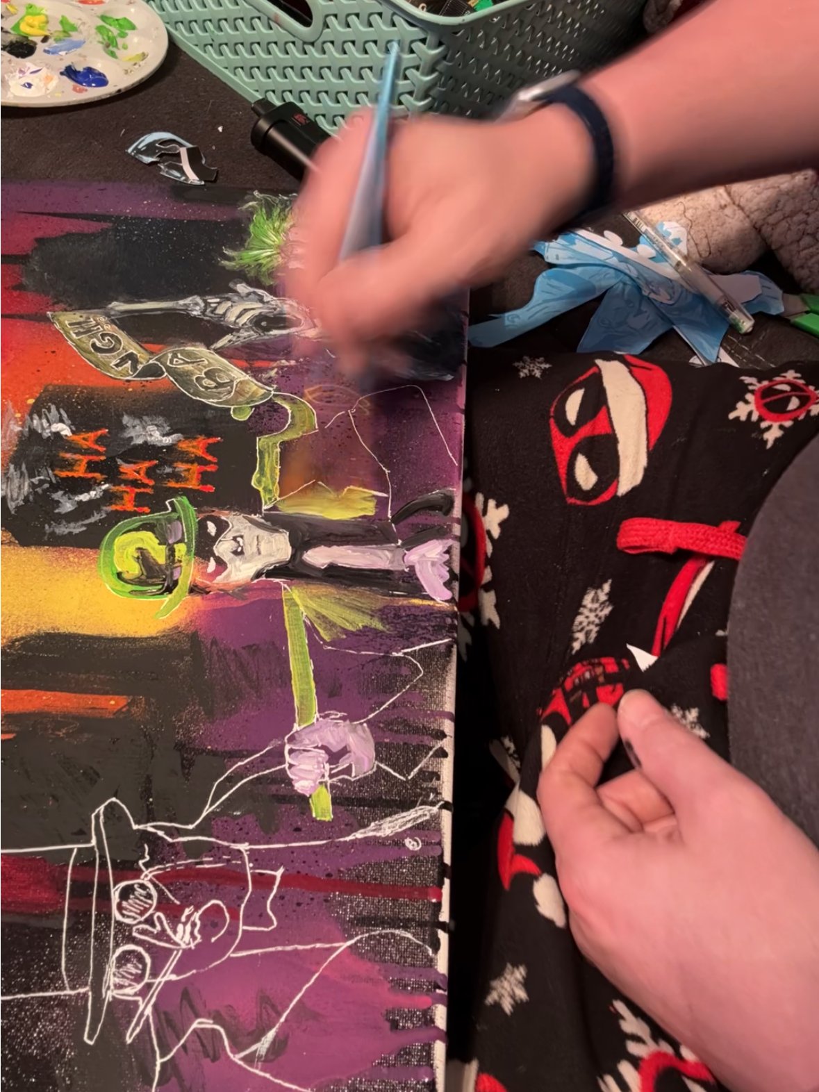 Canvas Prints of Batman vs Bad Guys product image (8)