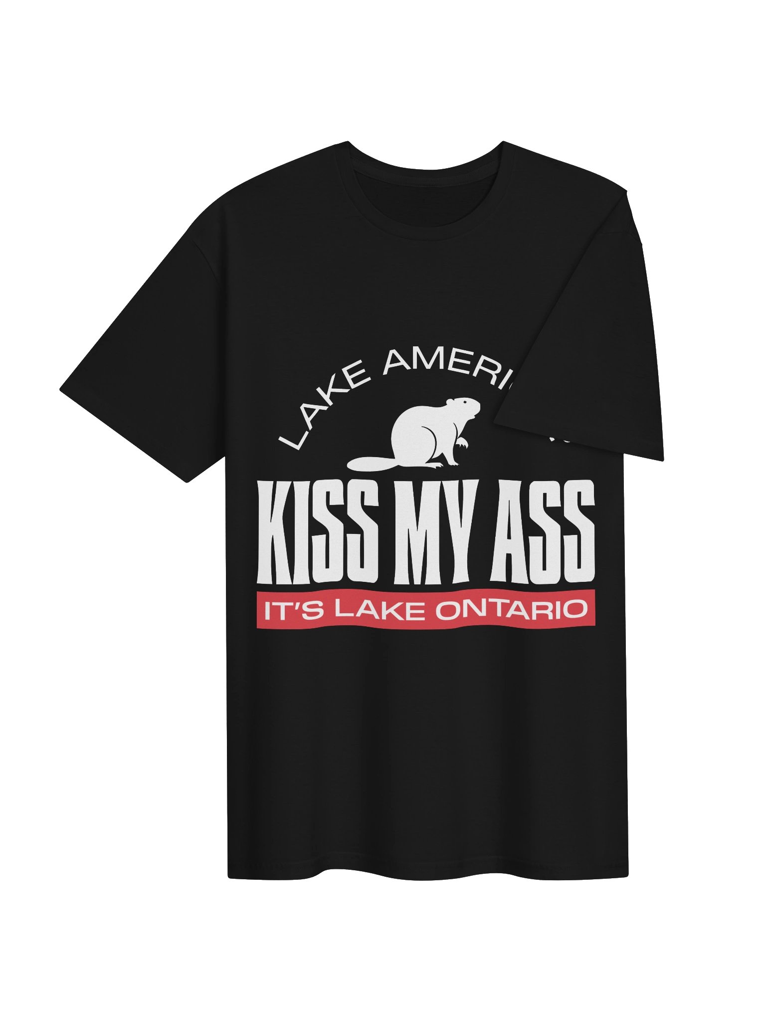 Kiss My Ass - It's Lake Ontario tee - White Edition product image (14)
