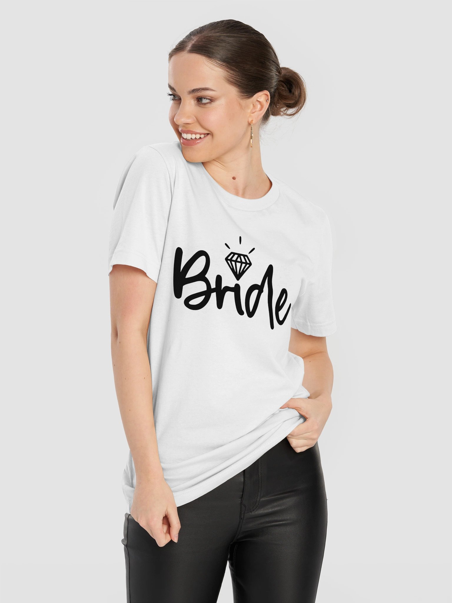 Bride T-Shirt | Wedding Day Bride Shirt | Bachelorette & Honeymoon Tee product image (2)