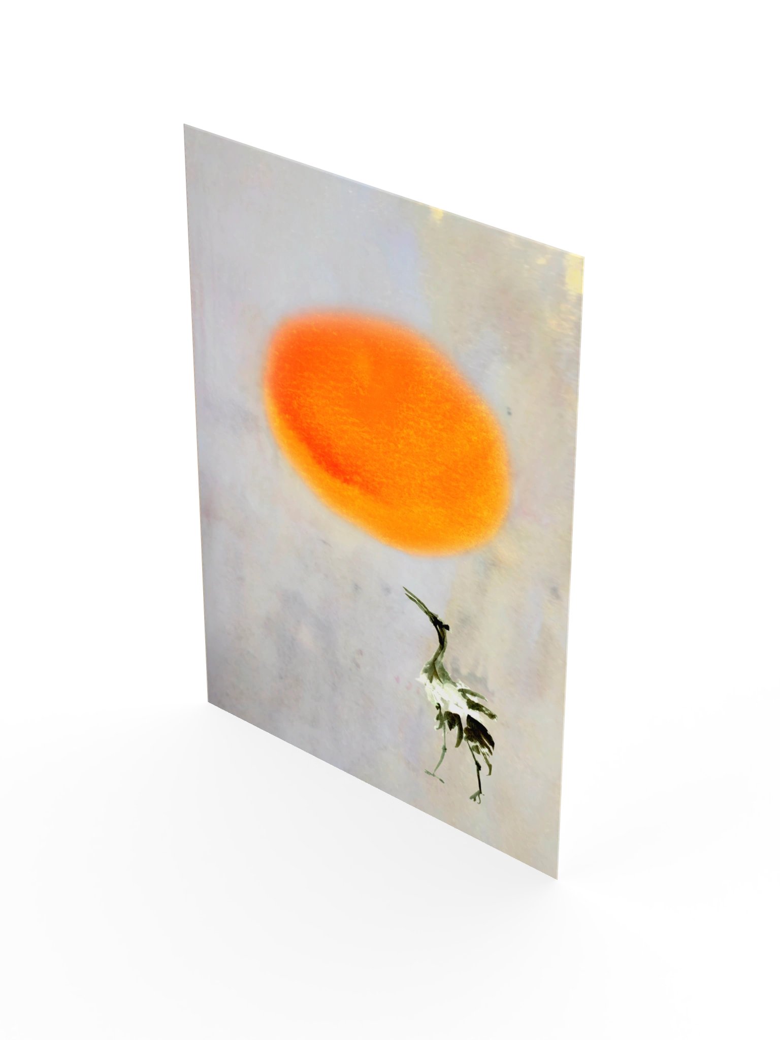 Japanese Sunset Crane Art Print product image (12)